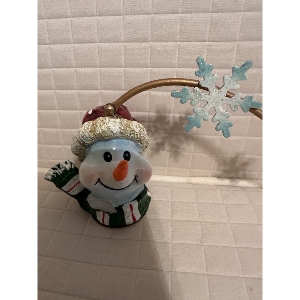 Snowman Candle Sniffer New W Tag Home Interior Giftable